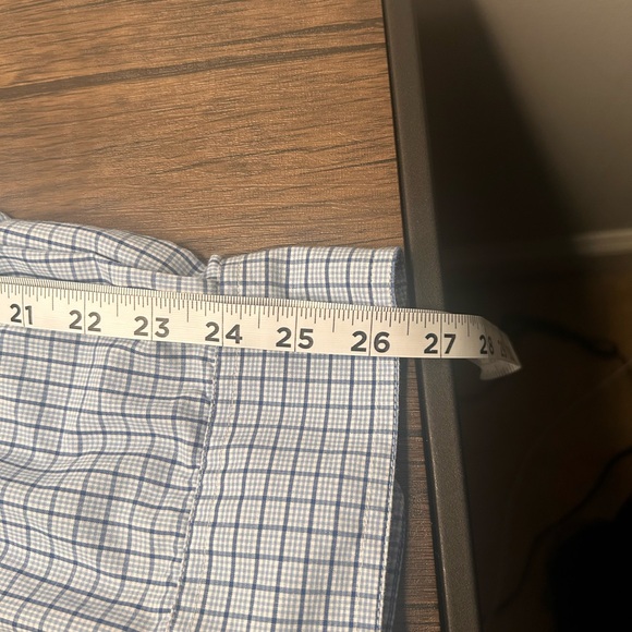 Ralph Lauren Shirt mens Light Blue Striped Chaps XLT - Picture 7 of 7